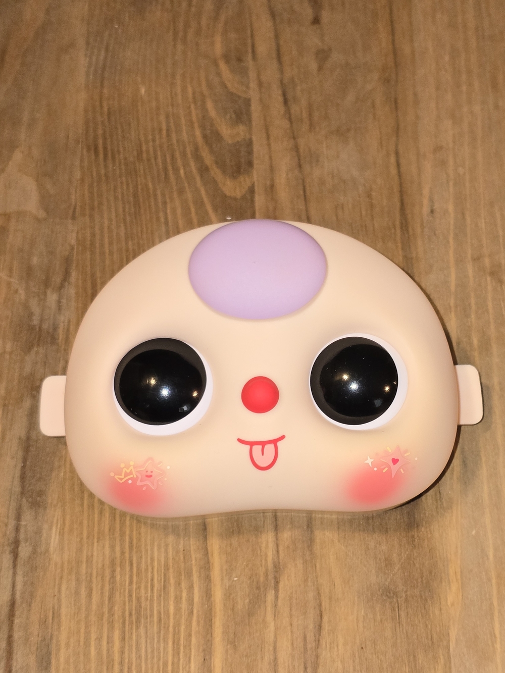POP MART Baby Three 400% Replacement Face Plate Purple Hair Boba Eyes